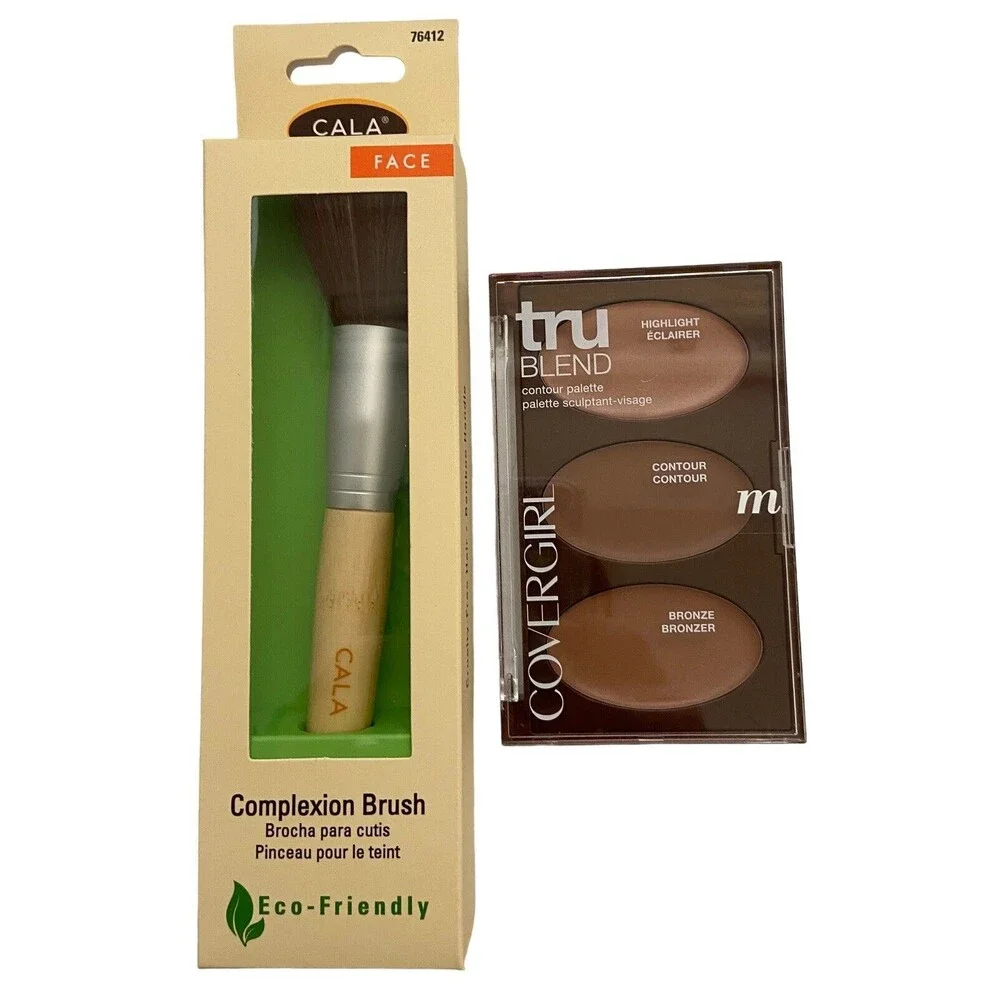 COVERGIRL TruBlend Countour Palette Medium with blending brush